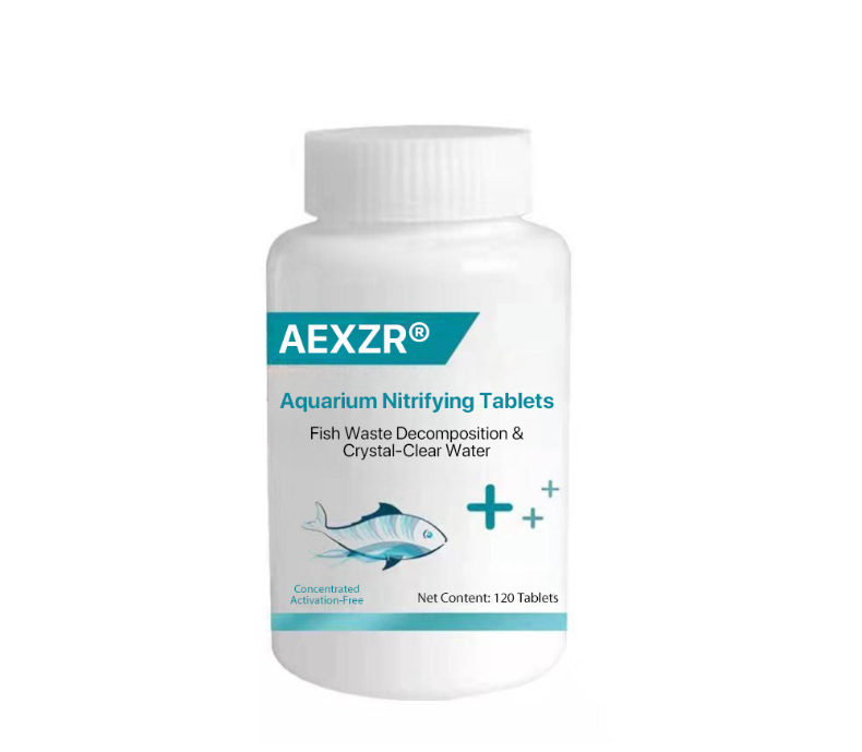 Comprimés nitrifiants AEXZR® pour aquarium – Décomposition des déchets des poissons et eau cristalline