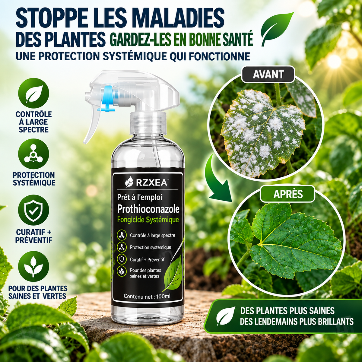 RZXEA™ Prêt à l'emploi Fongicide Systémique à Base de Prothioconazole