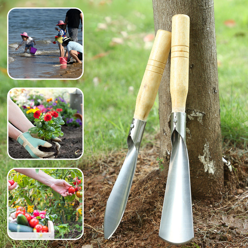 🌱Outils de jardinage AEXZR® - Pelle à désherber, petite pelle et râteau🌹
