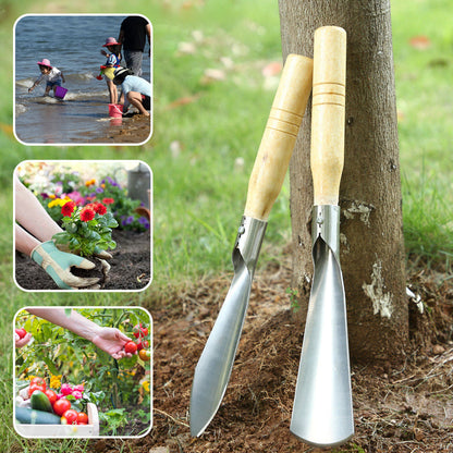 🌱Outils de jardinage AEXZR® - Pelle à désherber, petite pelle et râteau🌹