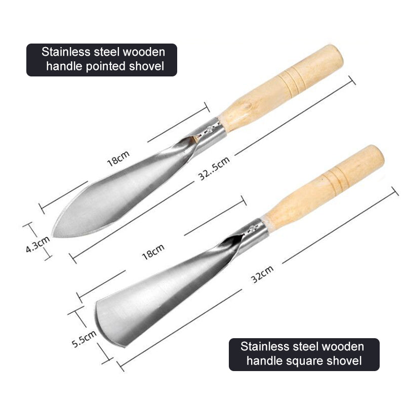 🌱Outils de jardinage AEXZR® - Pelle à désherber, petite pelle et râteau🌹
