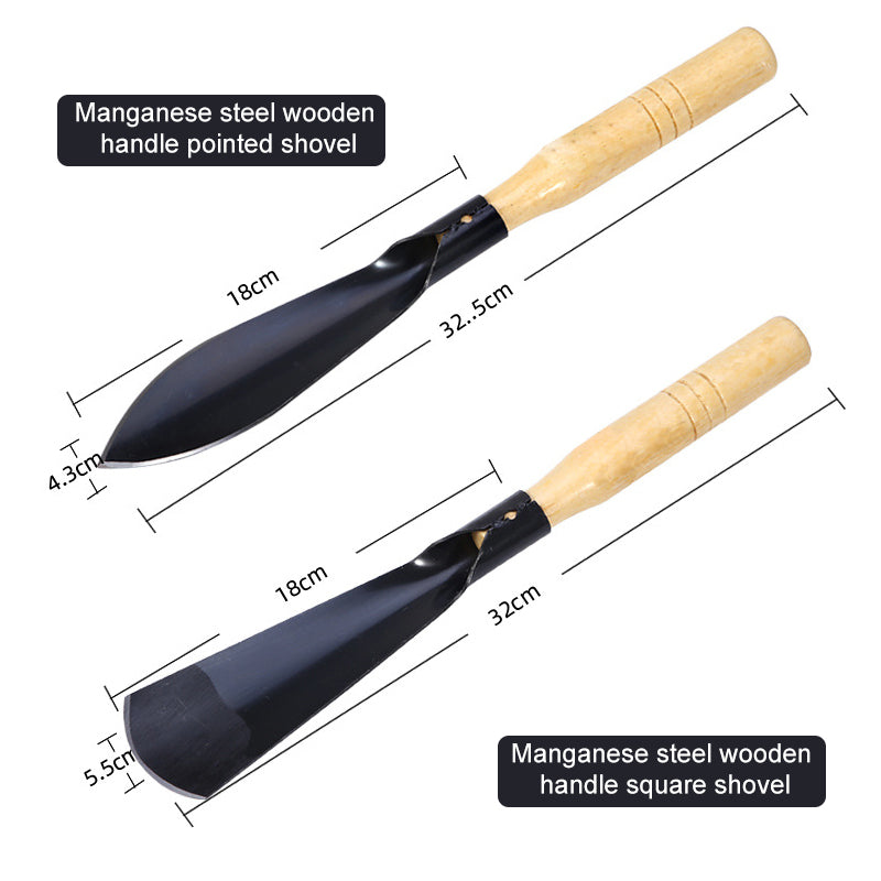 🌱Outils de jardinage AEXZR® - Pelle à désherber, petite pelle et râteau🌹