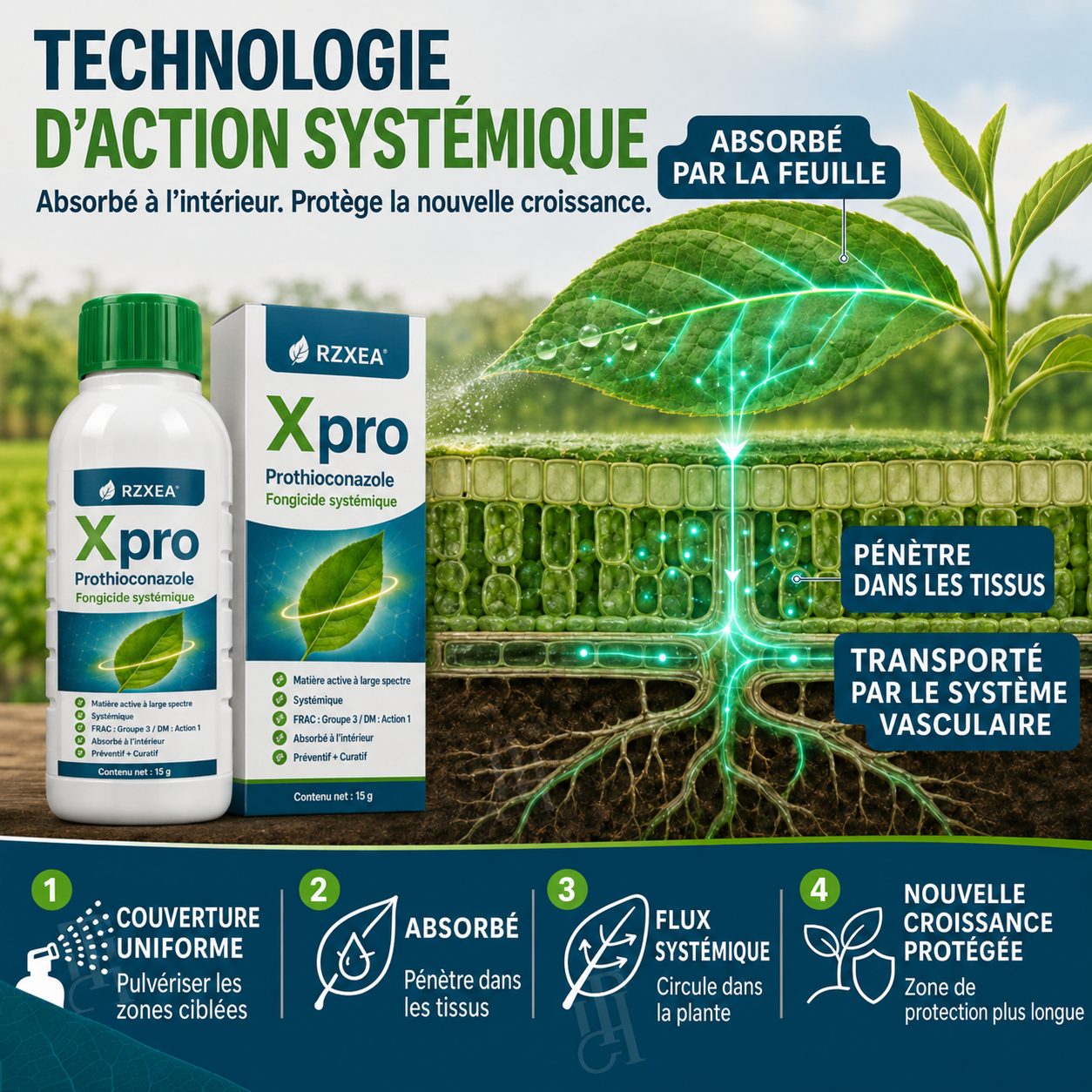 RZXEA™  Xpro Prothioconazole Fongicide Systémique