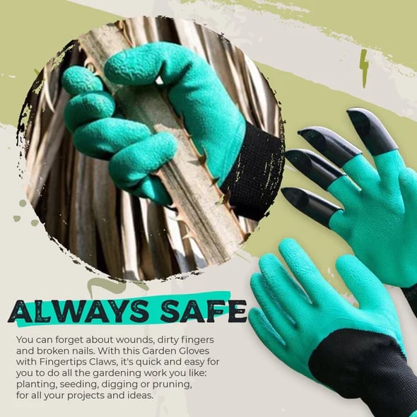 Image produit des gants de jardinage à griffes