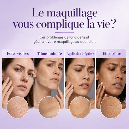 ✨ -50 % 🎨 Stick de fond de teint 2 en 1 à teinte auto-adaptative — S’adapte à votre carnation, avec pinceau intégré 💄