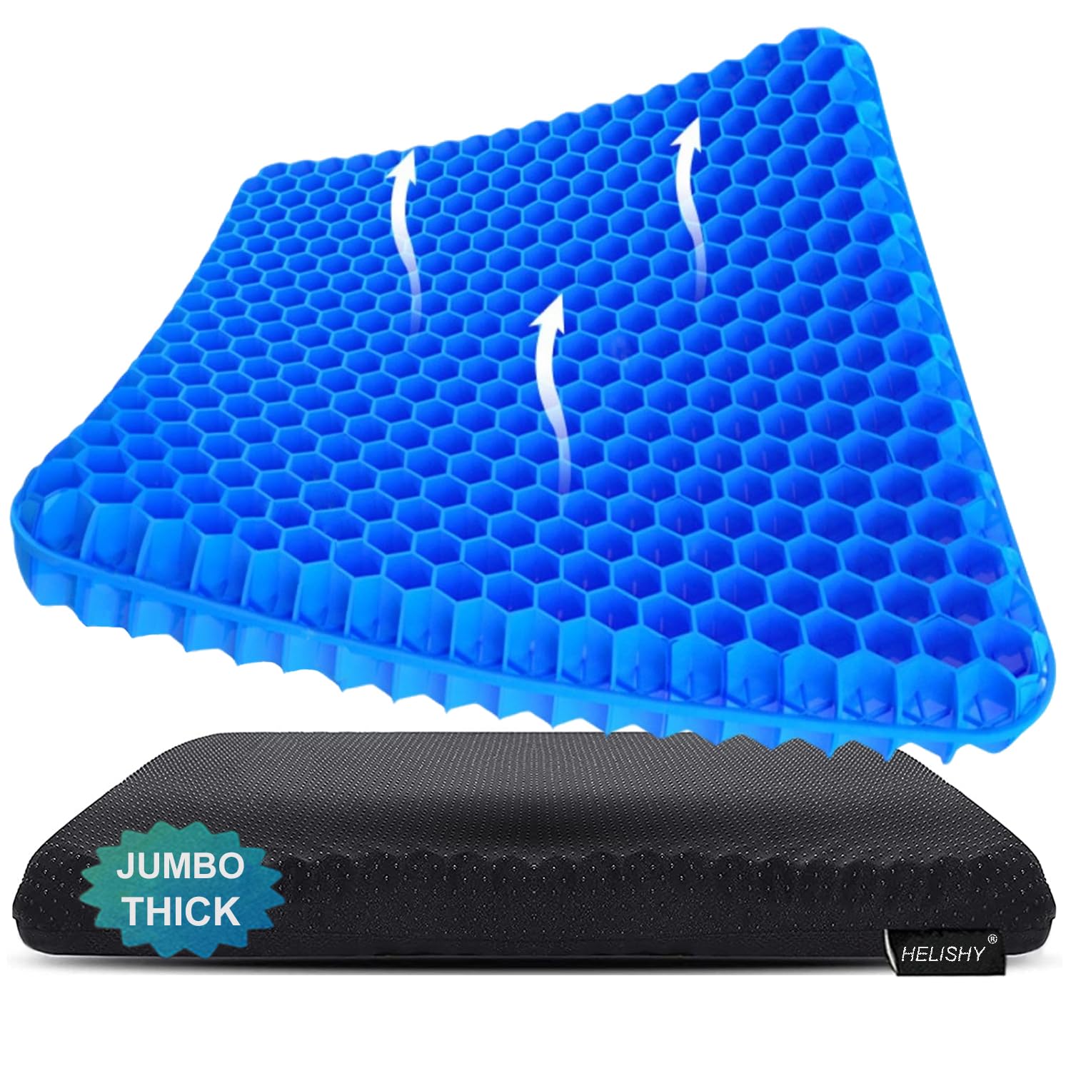 Coussin d’assise ergonomique en gel de silicone – vue produit 11