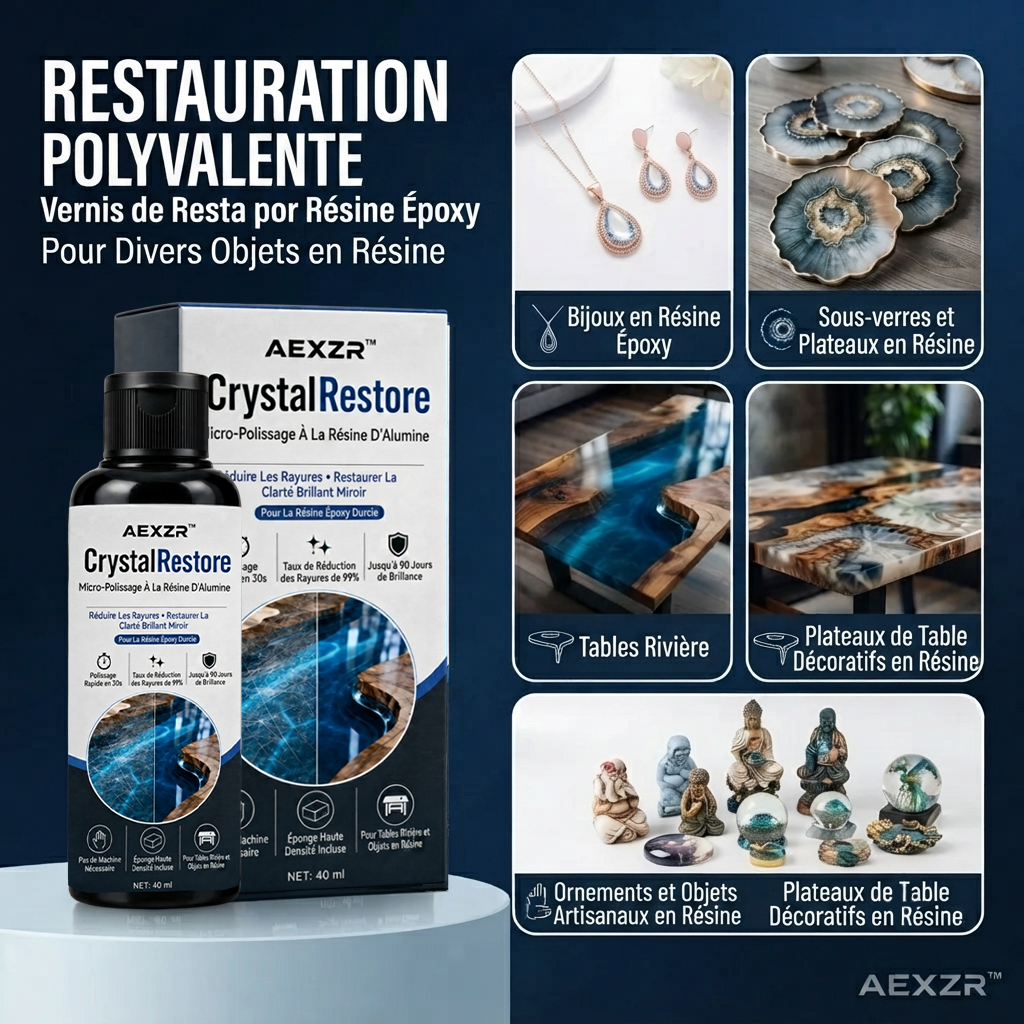 AEXZR™ CrystalRestore: Micro-Polissage À La Résine D'Alumine