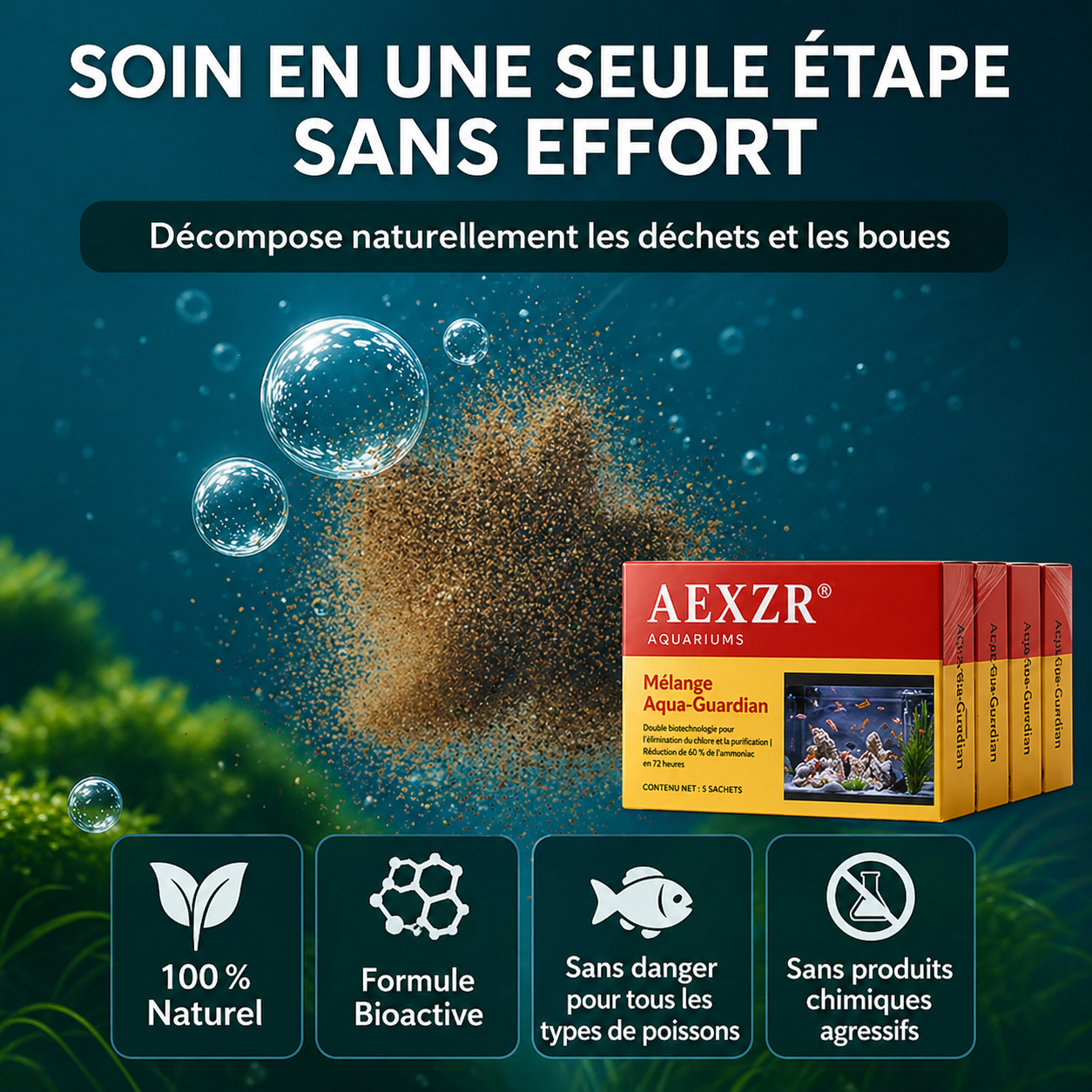 AEXZR® Aquariums Mélange Aqua-Guardian
