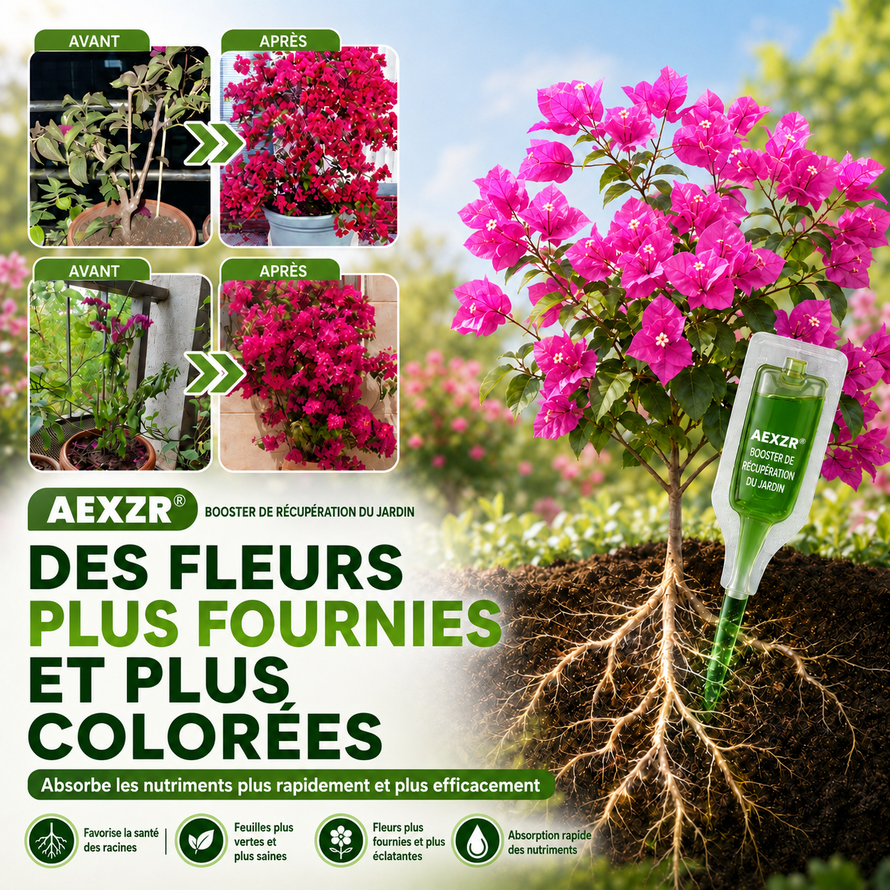 ⭐ AEXZR® Booster de récupération du jardin