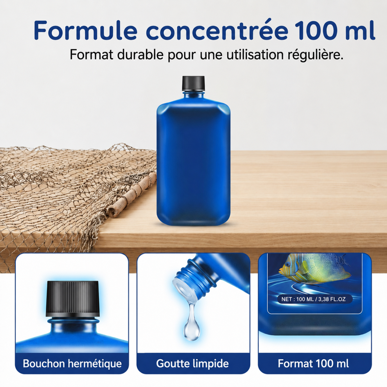 AEXZR® Clarificateur d’eau pour aquarium à action rapide – Pour une eau claire et limpide