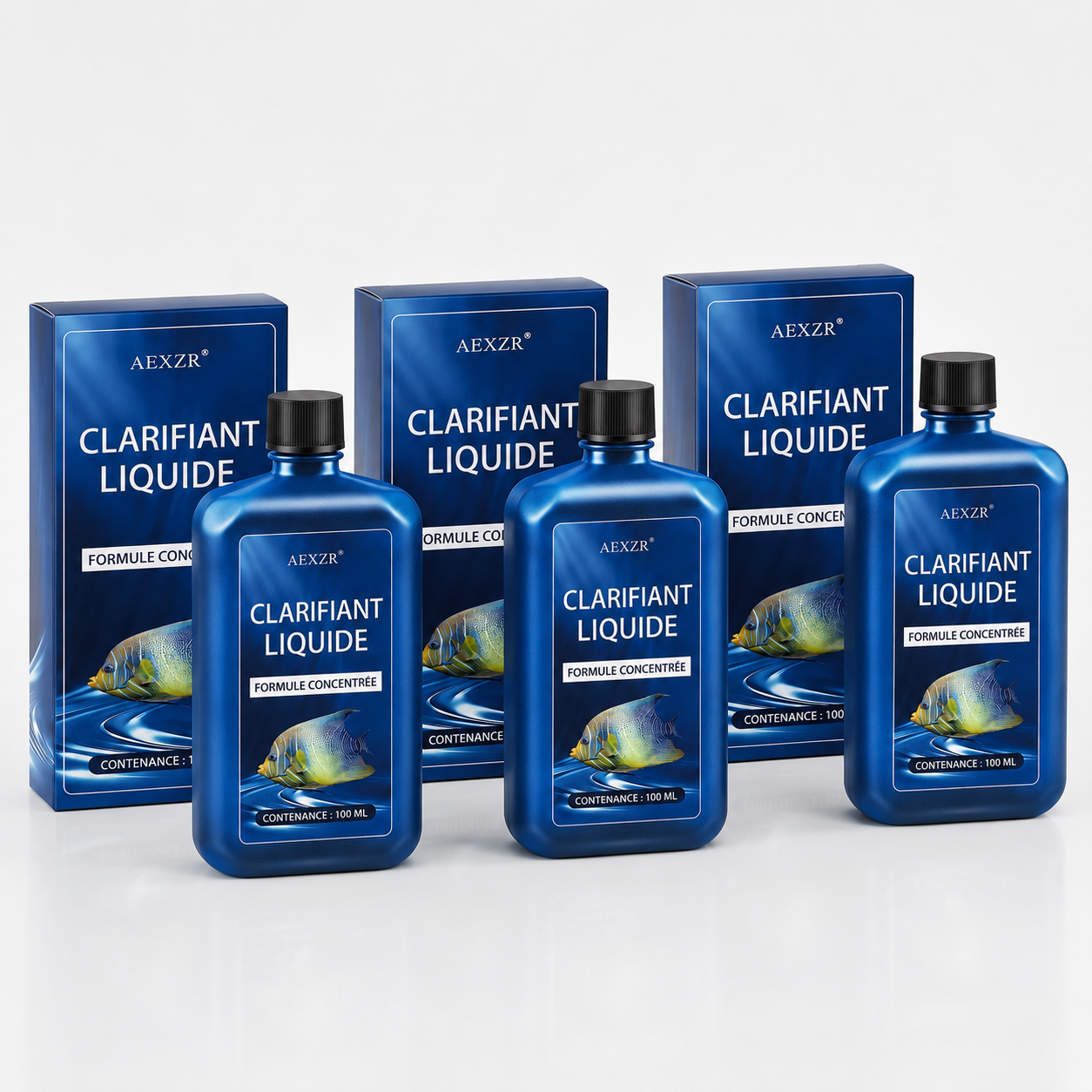 AEXZR® Clarificateur d’eau pour aquarium à action rapide – Pour une eau claire et limpide