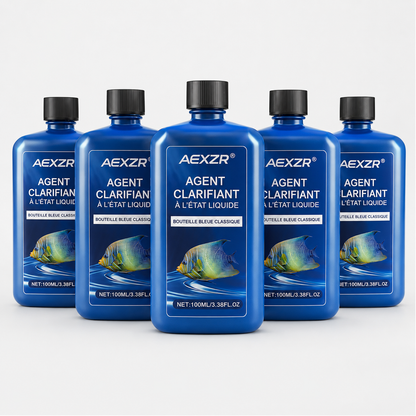 AEXZR® Clarificateur d’eau pour aquarium à action rapide – Pour une eau claire et limpide
