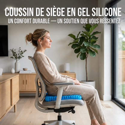 ✨ RZXEA™ Coussin d’assise ergonomique en silicone – Un confort que vous ressentez vraiment