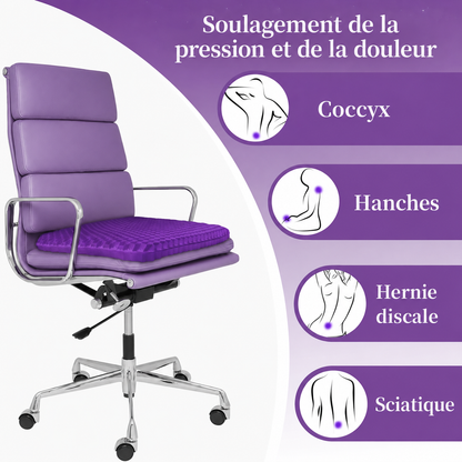 ✨ RZXEA™ Coussin d’assise ergonomique en silicone – Un confort que vous ressentez vraiment