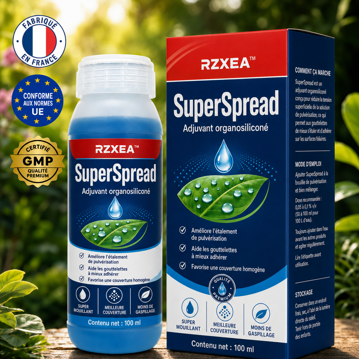 RZXEA™ Adjuvant organosilicone super-étalant