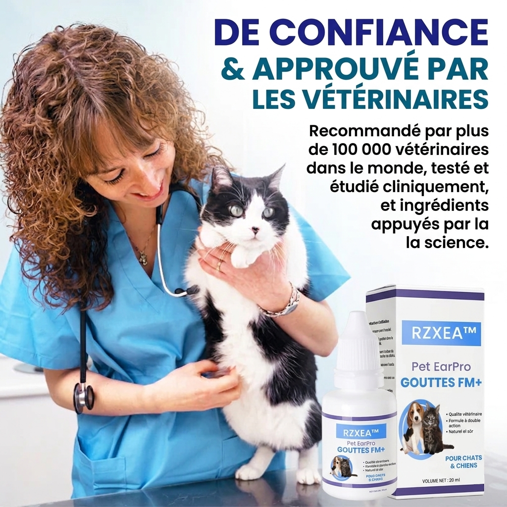 RZXEA™ Pet EarPro Gouttes FM+
