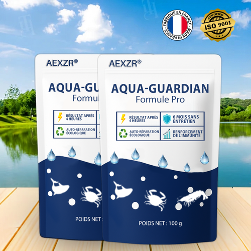 🧬 Élimine l'eau verte en 24 h | 100 % sans danger pour les poissons (formule biologique) AEXZR® Aqua-Guardian Pro