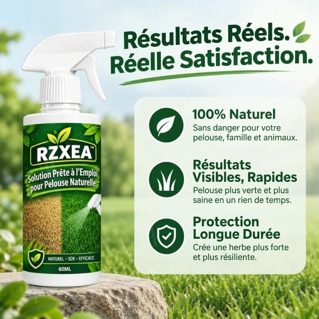 RZXEA™ Solution de pelouse naturelle prête à l'emploi