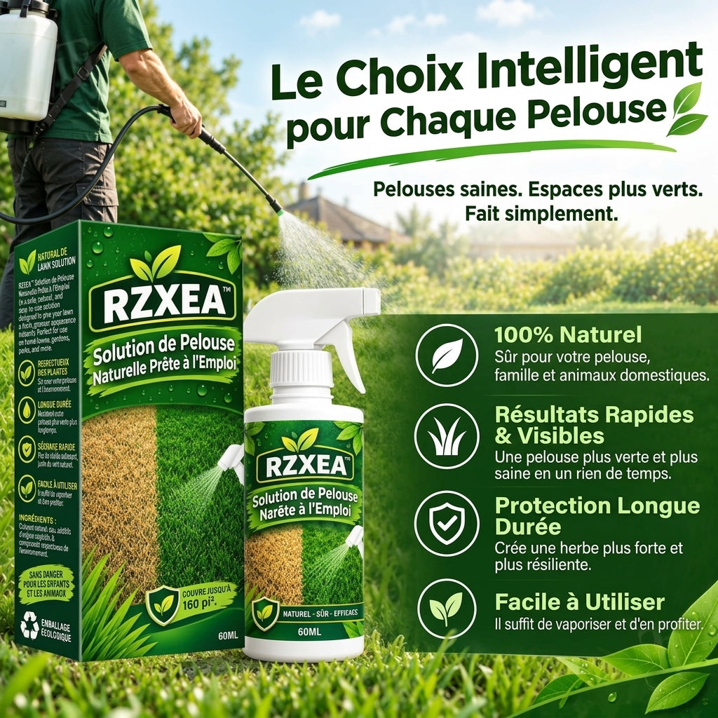 RZXEA™ Solution de pelouse naturelle prête à l'emploi