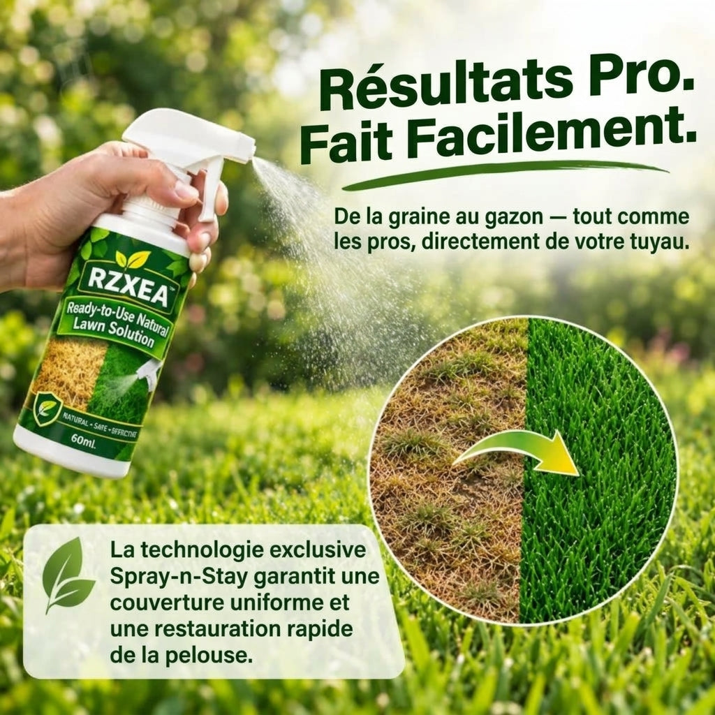RZXEA™ Solution de pelouse naturelle prête à l'emploi