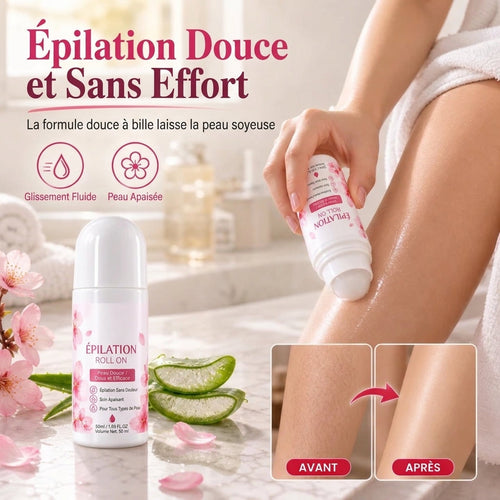 Épilation Douce et en Douceur du Corps Avec un Roll-on