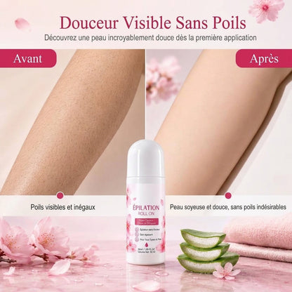 Épilation Douce et en Douceur du Corps Avec un Roll-on
