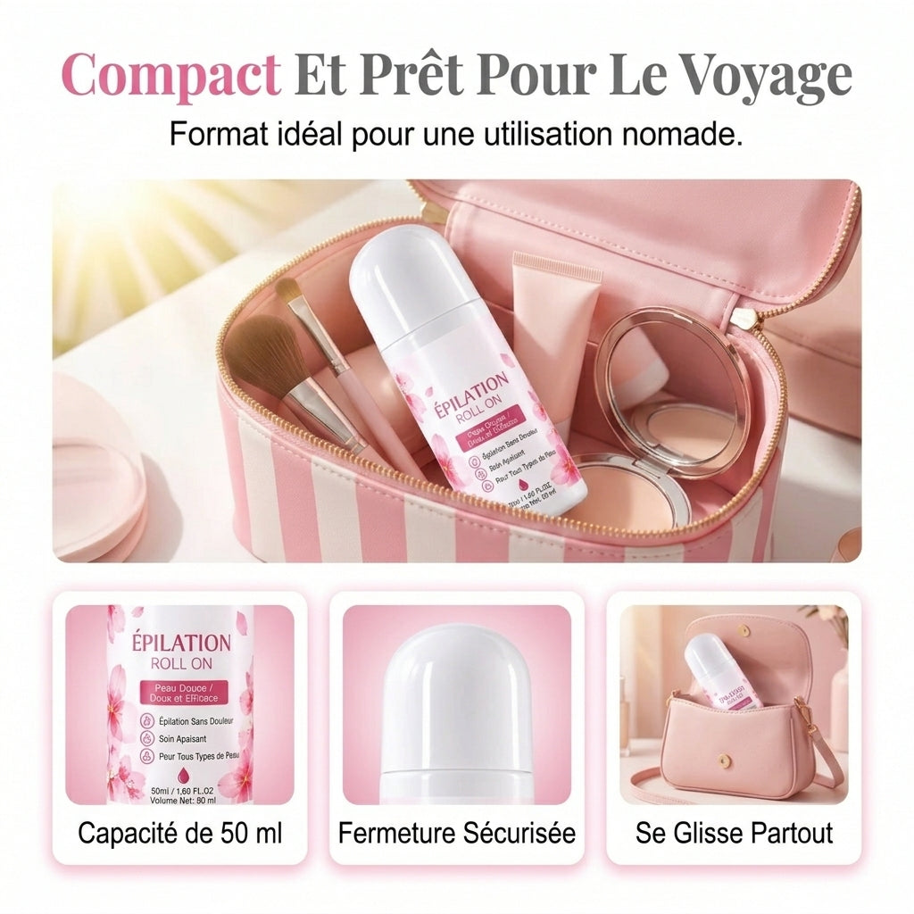Épilation Douce et en Douceur du Corps Avec un Roll-on