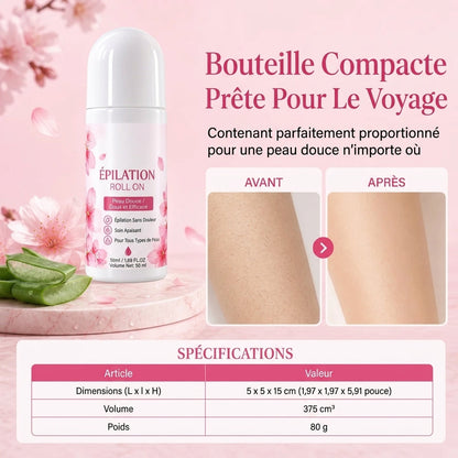 Épilation Douce et en Douceur du Corps Avec un Roll-on