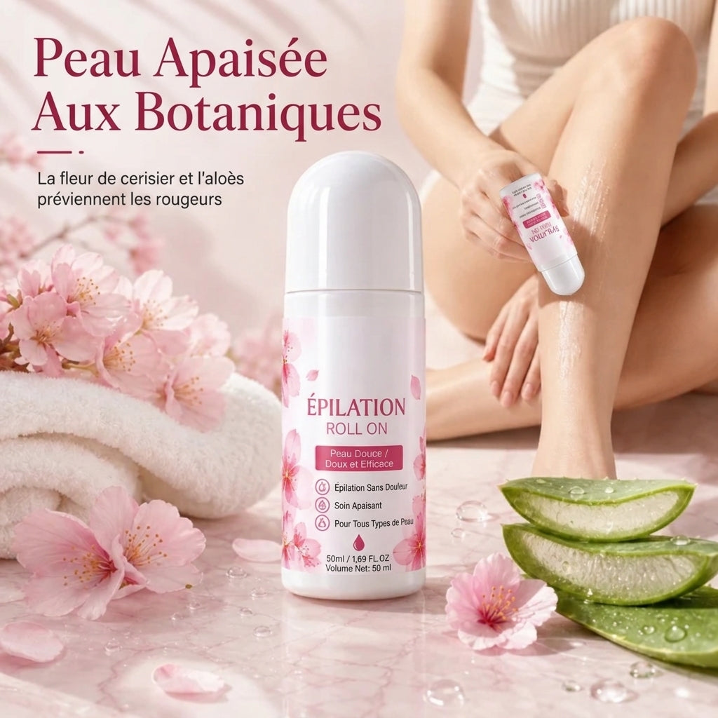 Épilation Douce et en Douceur du Corps Avec un Roll-on