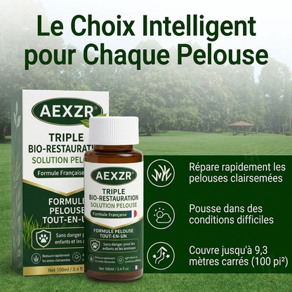 AEXZR® Triple Bio-Restauration Solution Pelouse