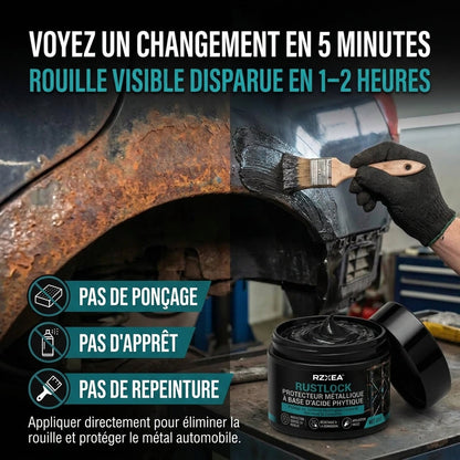 ⭐ RZXEA™ RustLock Protecteur Métallique à Base d'Acide Phytique