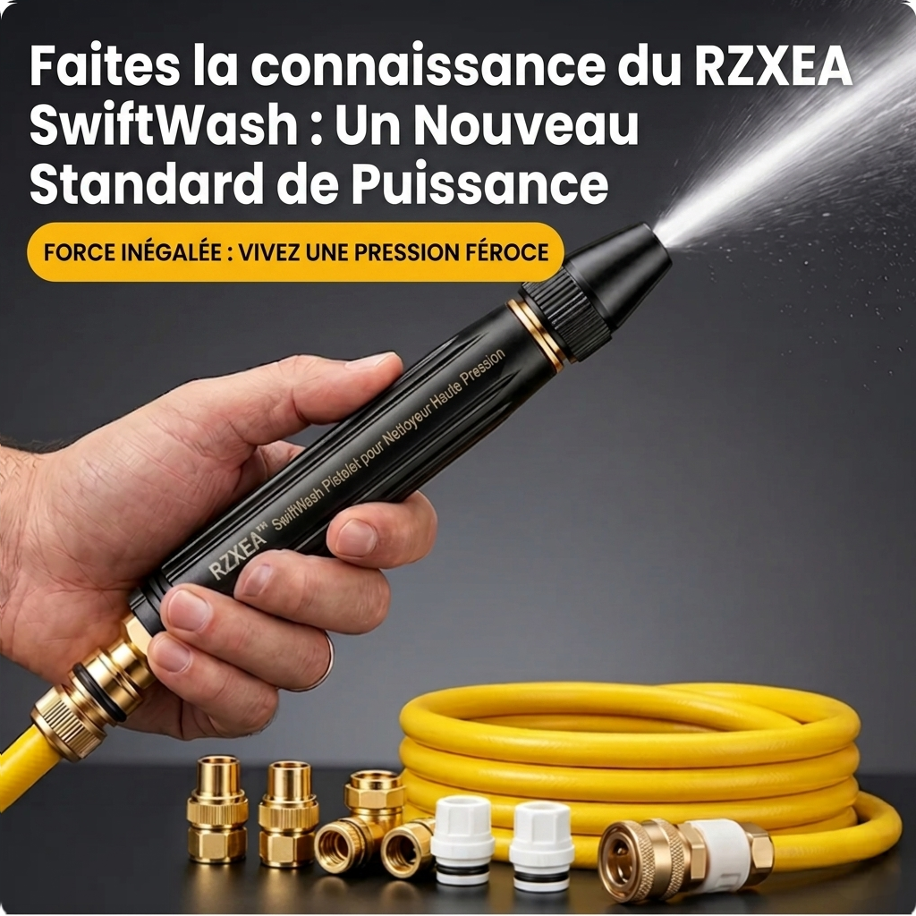 RZXEA™ SwiftWash Pistolet pour Nettoyeur Haute Pression