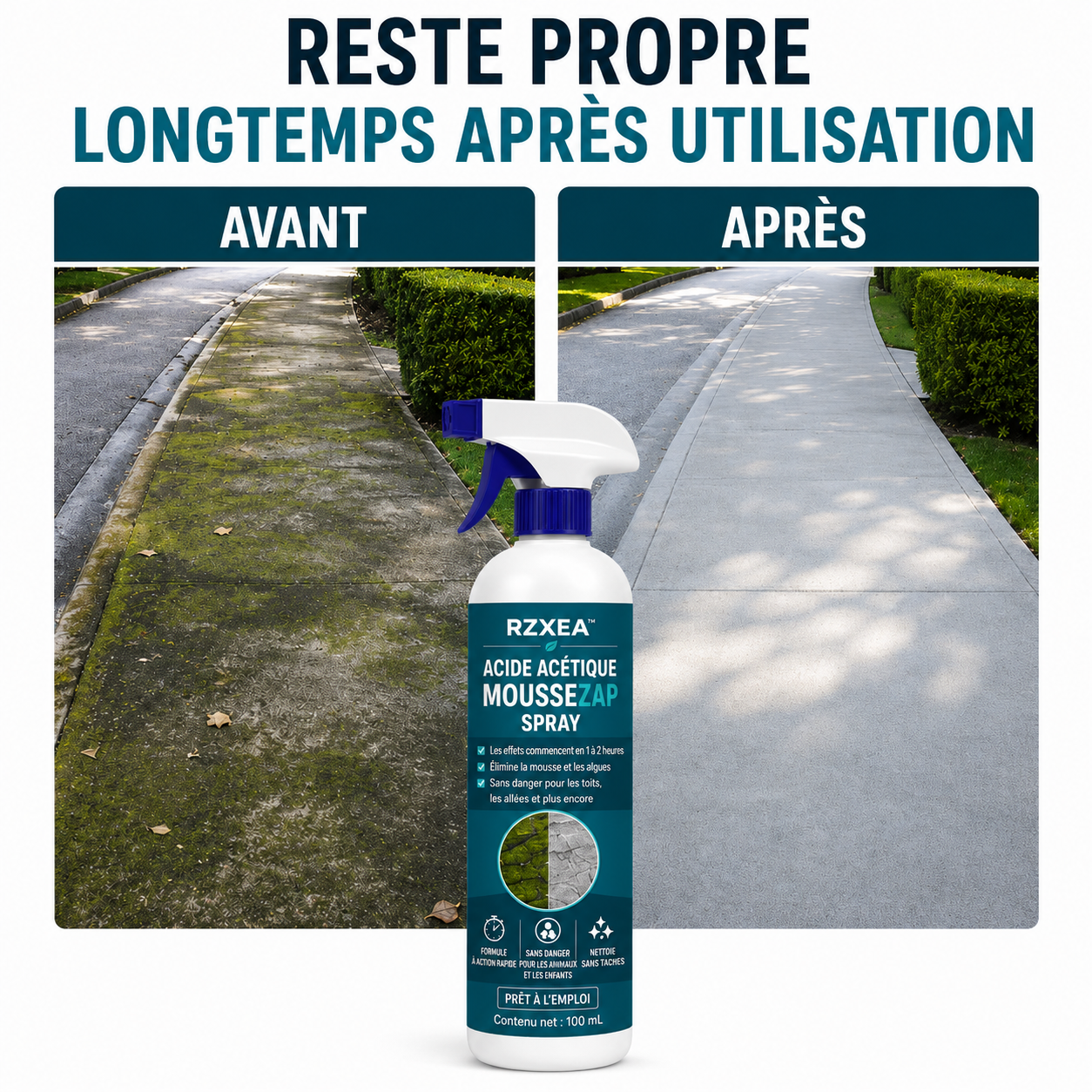 ⭐ RZXEA™ Acide Acétique Moussezap Spray