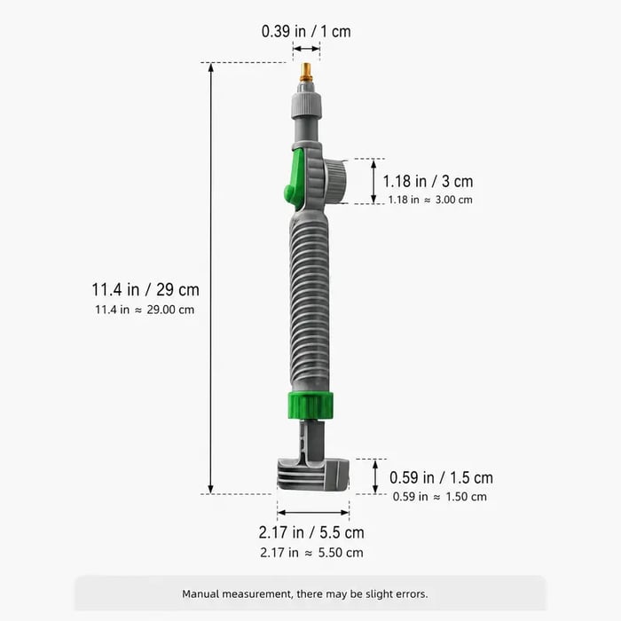 Lot de 2 buses de pulvérisation réutilisables pour bouteille – Accessoire d'arrosage et de nettoyage des plantes