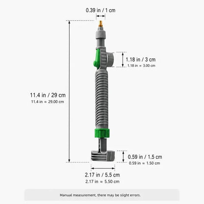 Lot de 2 buses de pulvérisation réutilisables pour bouteille – Accessoire d'arrosage et de nettoyage des plantes
