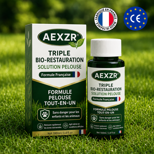 AEXZR® Triple Bio-Restauration Solution Pelouse