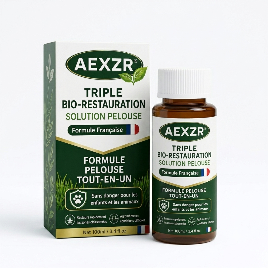 AEXZR® Triple Bio-Restauration Solution Pelouse