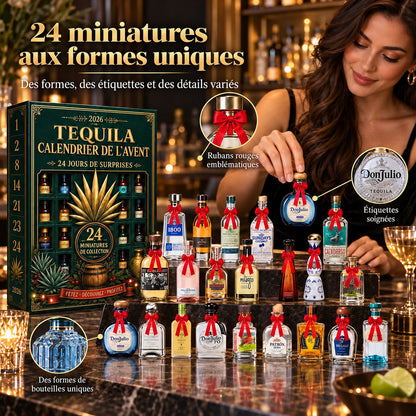 Collection de 24 bouteilles miniatures aux formes et aux détails variés