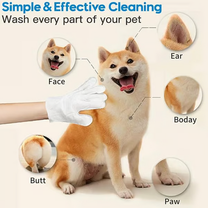 🔥 AEXZR®  Gants de toilettage sans rinçage pour chiens