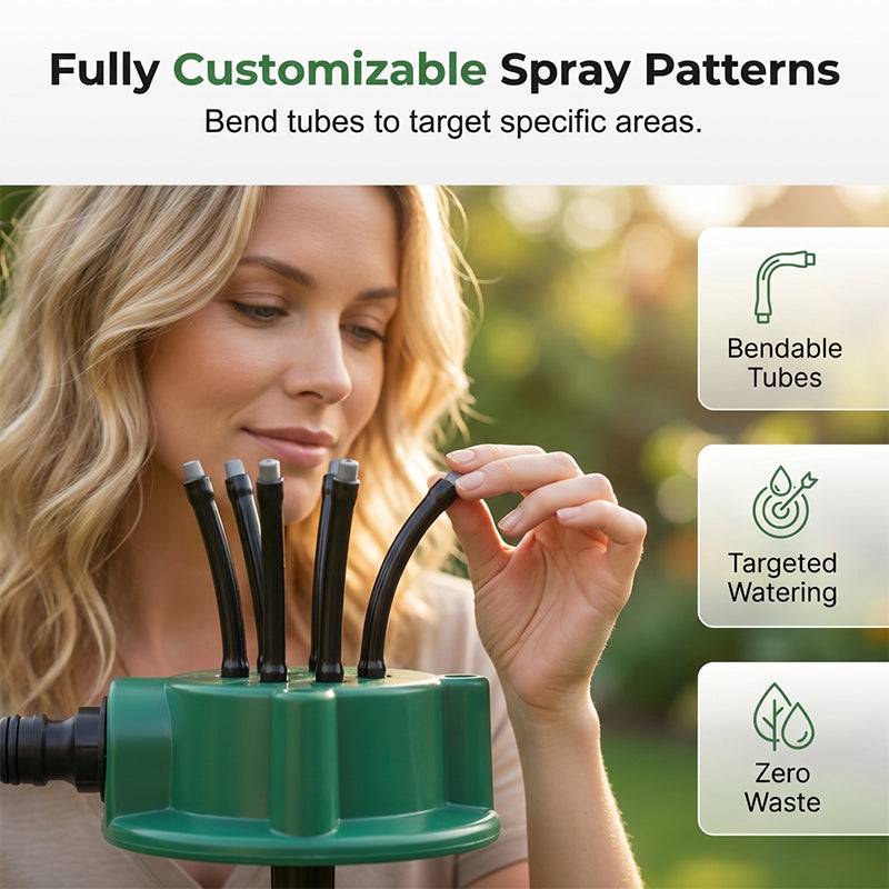 🥳VENTE FLASH 2026🥳💞50 000+ VENDUS !🌸🔄 -50 % ! Arroseur d’irrigation de précision – multidirectionnel à 360°, modes de pulvérisation personnalisables. Doux pour les plantes délicates. Économisez l’eau, cultivez mieux. 🌱✅