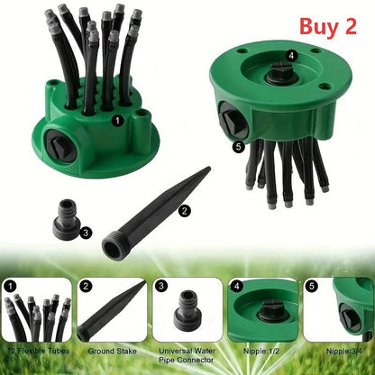 🥳VENTE FLASH 2026🥳💞50 000+ VENDUS !🌸🔄 -50 % ! Arroseur d’irrigation de précision – multidirectionnel à 360°, modes de pulvérisation personnalisables. Doux pour les plantes délicates. Économisez l’eau, cultivez mieux. 🌱✅