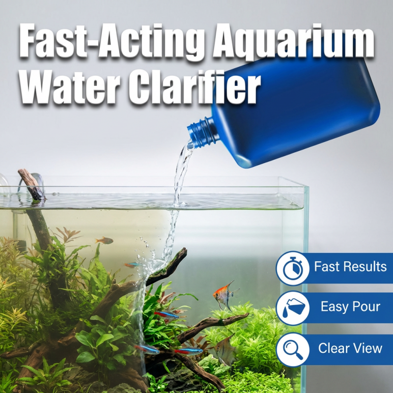 AEXZR® Clarificateur d’eau pour aquarium à action rapide – Pour une eau claire et limpide