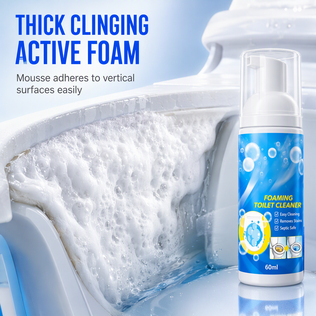 🔥 50% DE RÉDUCTION ! ✨Mousse nettoyante pour cuvette de WC à action profonde