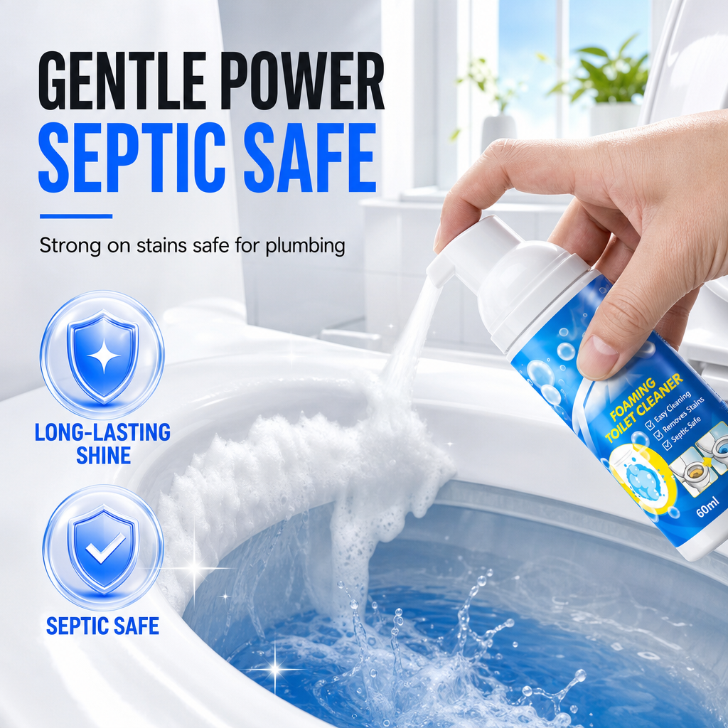 🔥 50% DE RÉDUCTION ! ✨Mousse nettoyante pour cuvette de WC à action profonde